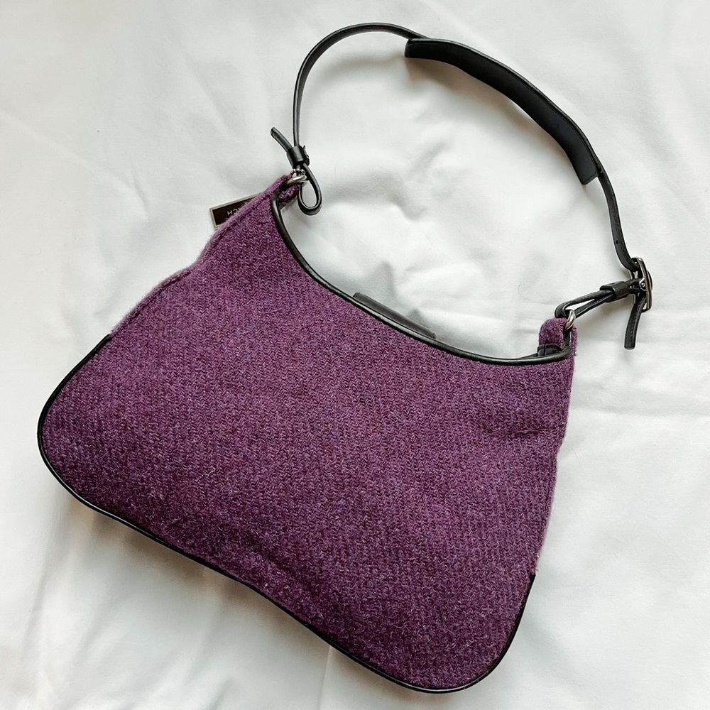 Vintage Coach Tweed Handbag